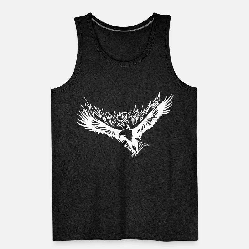 Flame Eagle Men's Premium Organic Tank Top