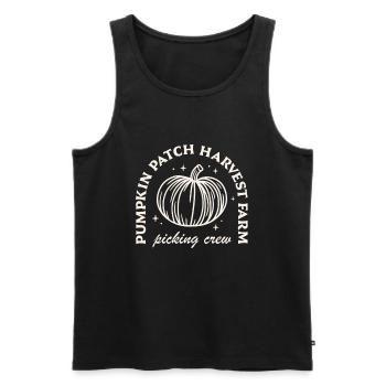 Pumpkin patch crew harvest family friends squad - Men's Premium Organic Tank Top - black - Front - Michal (187cm)