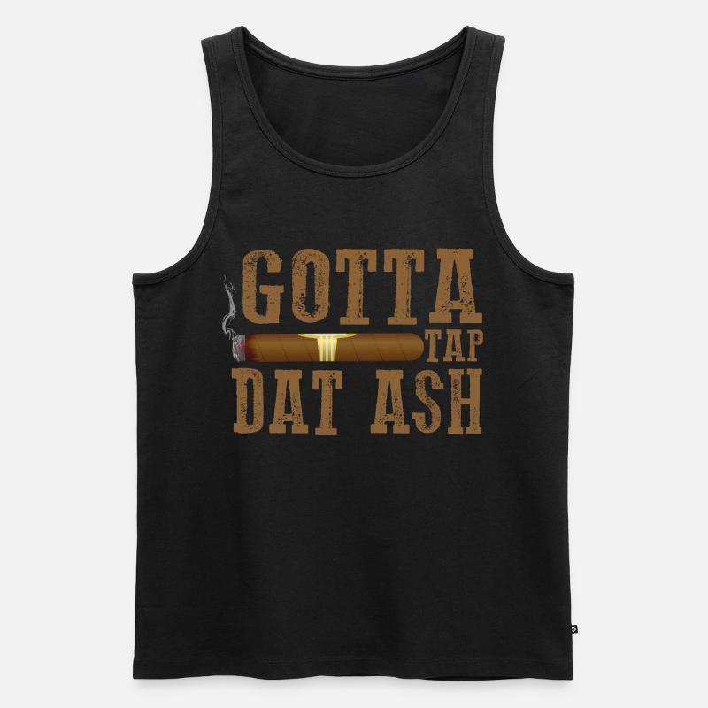 Gotta Tap Dat Dash Cigar Design - Débardeur bio Premium Homme - noir
