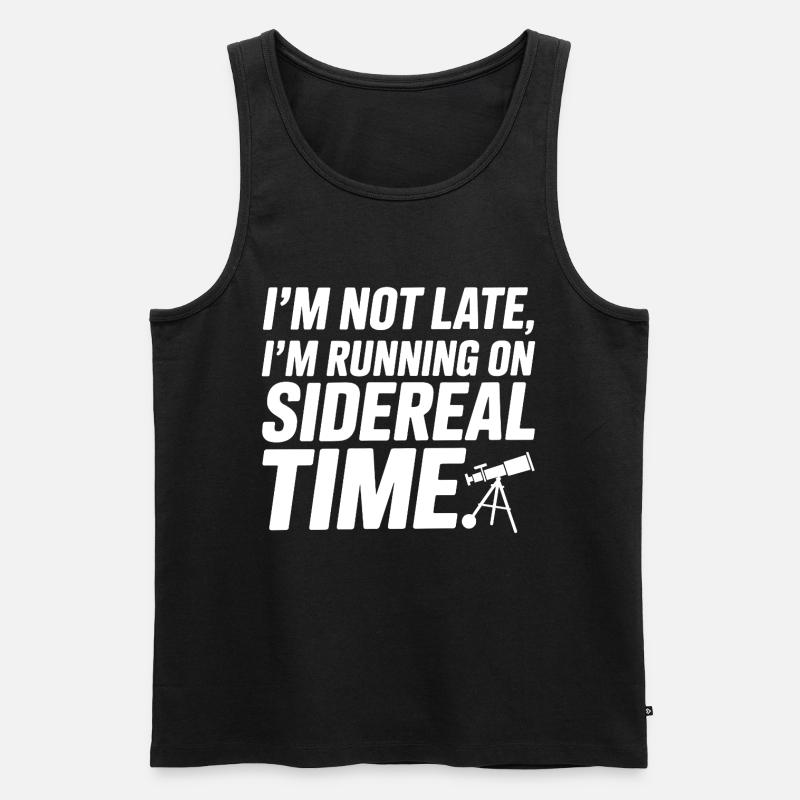 Celestial Map Constellation Guide - Men's Premium Organic Tank Top - black