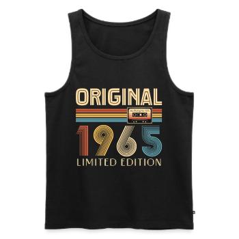 Original 1965 Geburtstag 60 Jahre altes Partygeschenk - Männer Premium Bio Tank Top - Schwarz - Vorne - Michal (187cm)