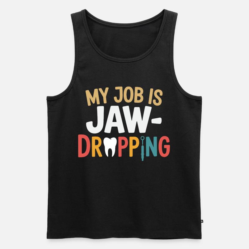 Dental Lab Technician Tools Design  - Men's Premium Organic Tank Top - black
