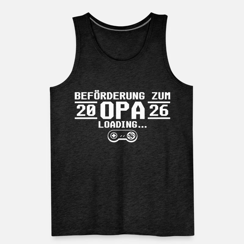 Werdender Opa 2026 loading - Großvater Männer Premium Bio Tank Top