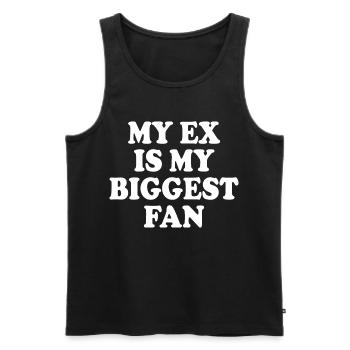 Mon ex est mon plus grand fan - Débardeur bio Premium Homme - noir - Devant - Michal (187cm)