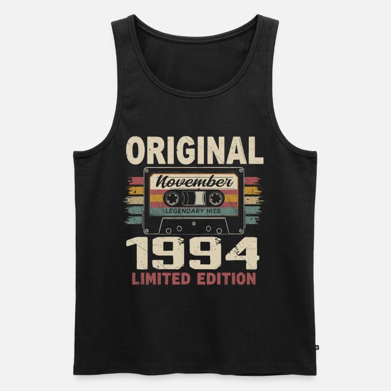 November 1994 Geschenk November 1994 - Männer Premium Bio Tank Top - Schwarz