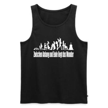 Diversity of Community Lives - Men's Premium Organic Tank Top - black - Front - AI Model Male 178 light (178cm)