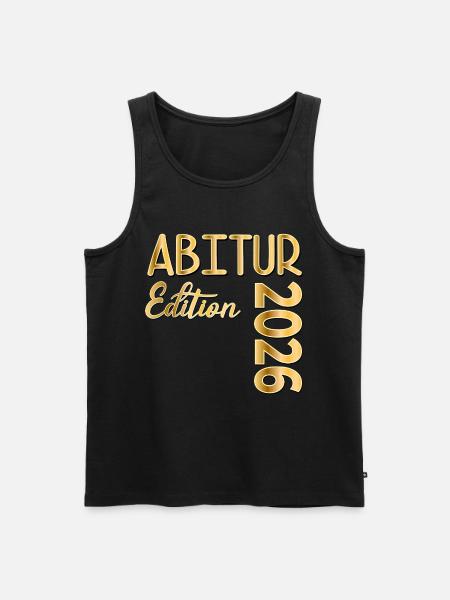 GYMNASIUM ABITUR 2026 - Männer Premium Bio Tank Top - Schwarz