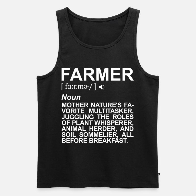 Définitions de Bauer - Débardeur bio Premium Homme - noir