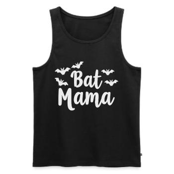 Bat Mama – Bat Mother Statement - Men's Premium Organic Tank Top - black - Front - Michal (187cm)