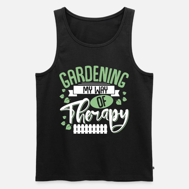 Garten Schrebergarten - Männer Premium Bio Tank Top - Schwarz
