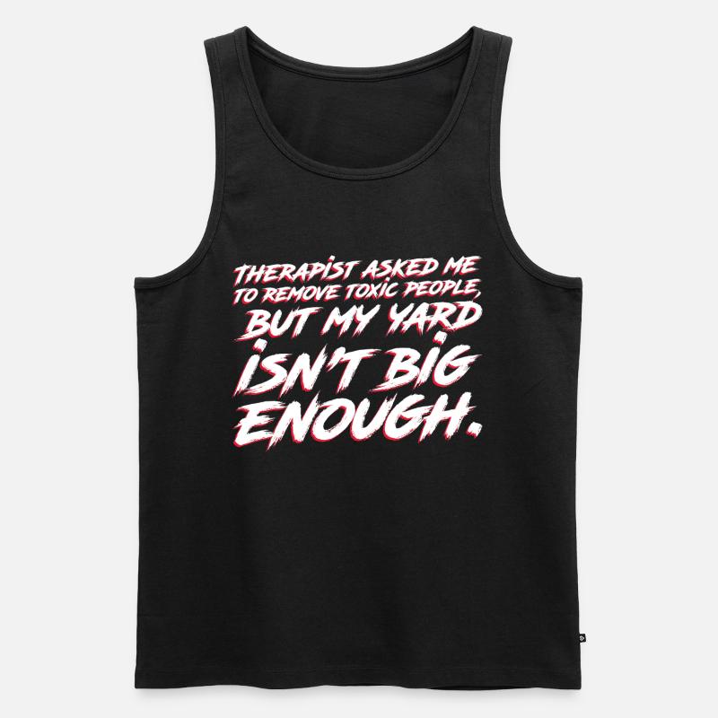 Ein größerer Garten muss her - Männer Premium Bio Tank Top - Schwarz