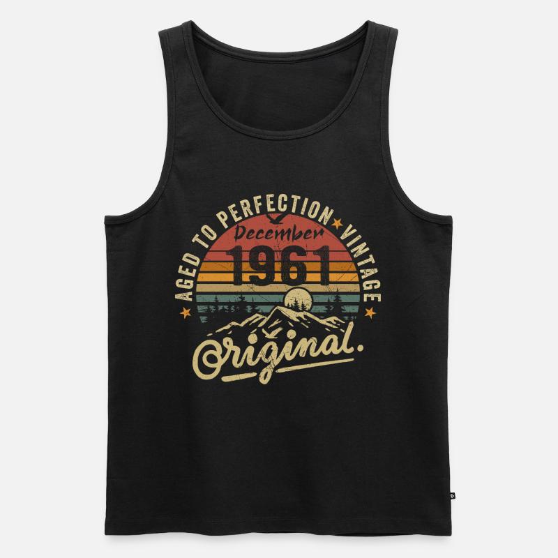 Legenden wurden im Dezember 1961 - Männer Premium Bio Tank Top - Schwarz
