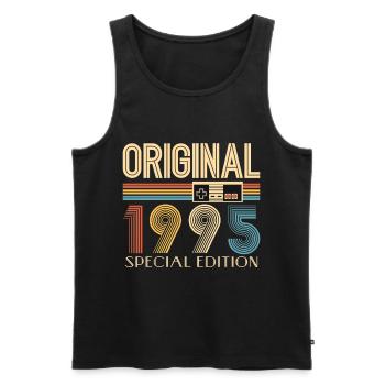 Gamer 30. Geburtstag 30 Jahre Original 1995 - Männer Premium Bio Tank Top - Schwarz - Vorne - Michal (187cm)