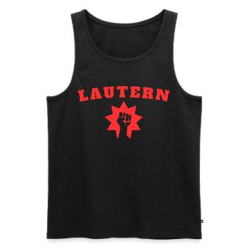 Kaiserslautern - Men's Premium Organic Tank Top - black - Front - Michal (187cm)