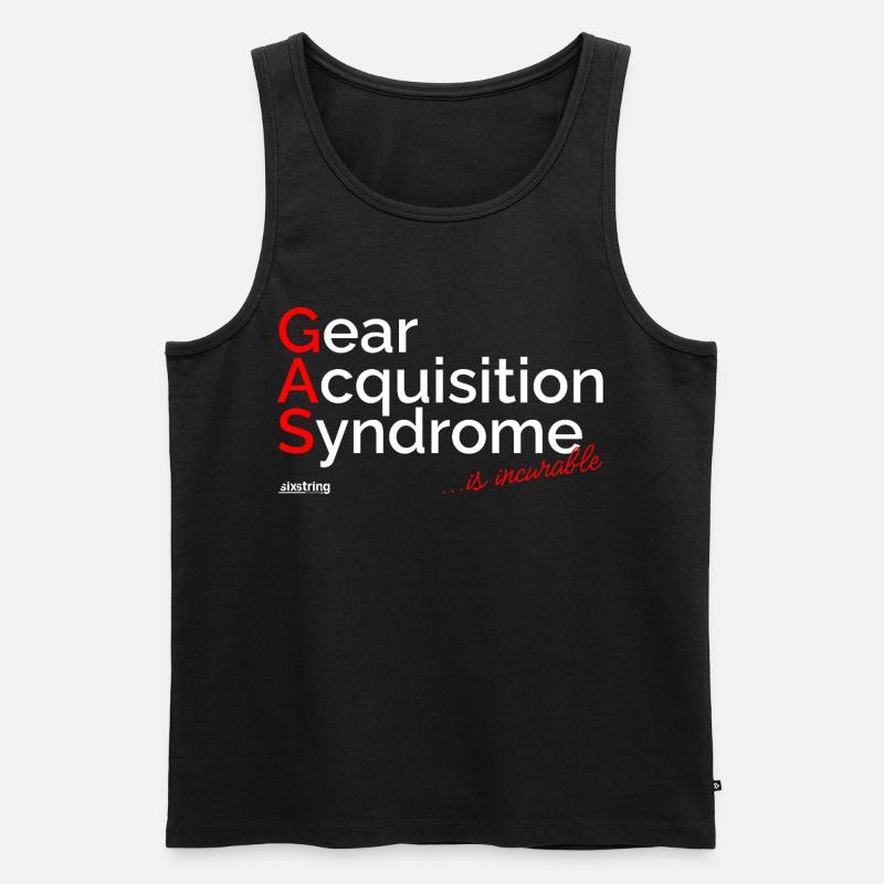 Gear Acquisition Syndrome - Männer Premium Bio Tank Top - Schwarz