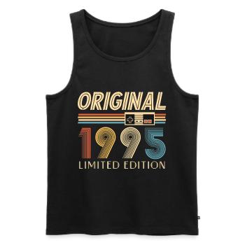 Gamer 30. Geburtstag 30 Jahre Original 1995 - Männer Premium Bio Tank Top - Schwarz - Vorne - Michal (187cm)