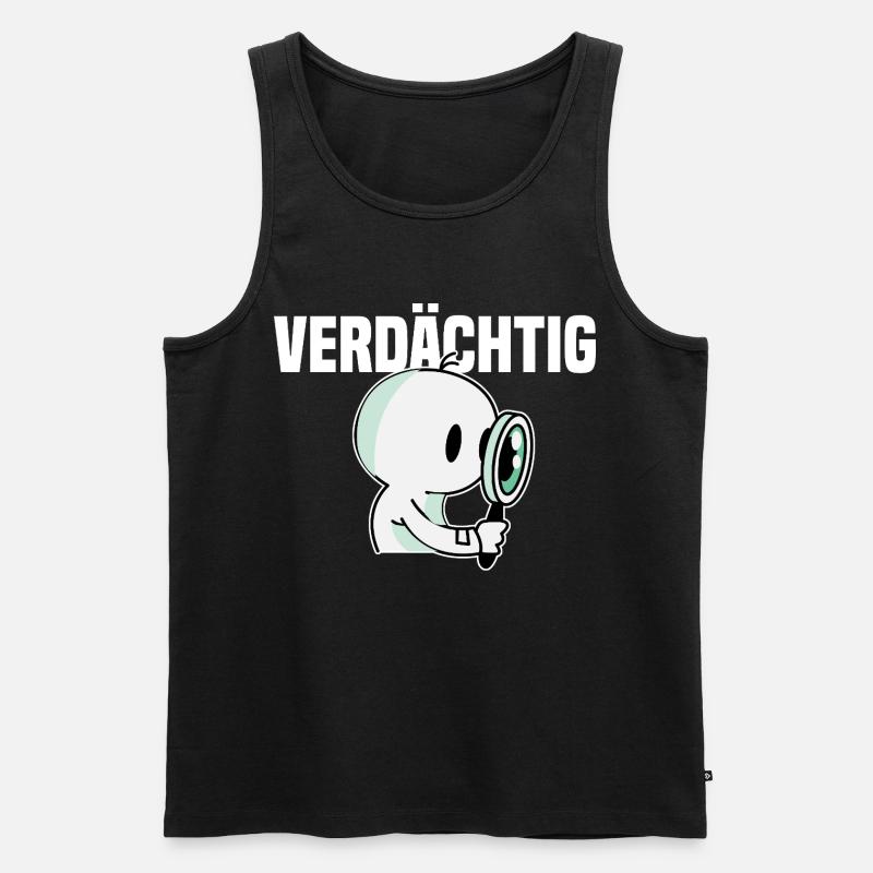 Detektiv - Männer Premium Bio Tank Top - Schwarz
