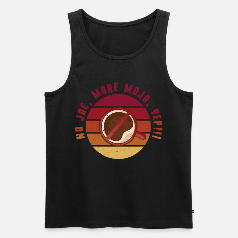 Kaffeeentzug Koffeinfrei Ex-Kaffeetrinker - Männer Premium Bio Tank Top - Schwarz