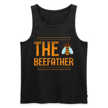 Imker - Männer Premium Bio Tank Top - Schwarz - Vorne - Michal (187cm)