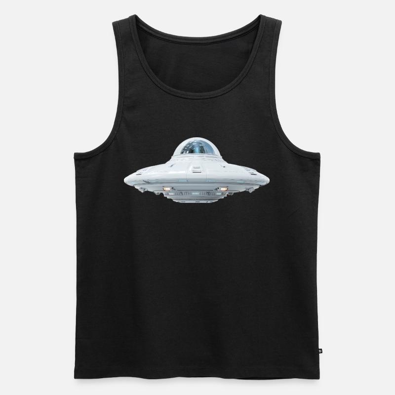 UFO - Männer Premium Bio Tank Top - Schwarz