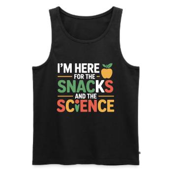 Registered Dietitian Expert Health & Wellness  - Men's Premium Organic Tank Top - black - Front - Michal (187cm)