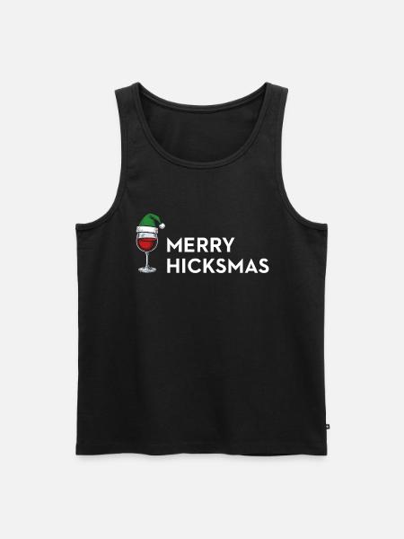 Merry Hicksmas – Anti Xmas Edition - Männer Premium Bio Tank Top - Schwarz
