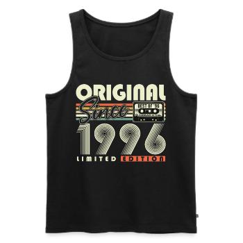 Original 1996 Vintage Vintage Anniversaire Rétro - Débardeur bio Premium Homme - noir - Devant - Michal (187cm)