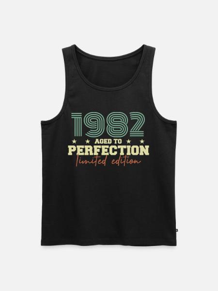 1982 - Débardeur bio Premium Homme - noir