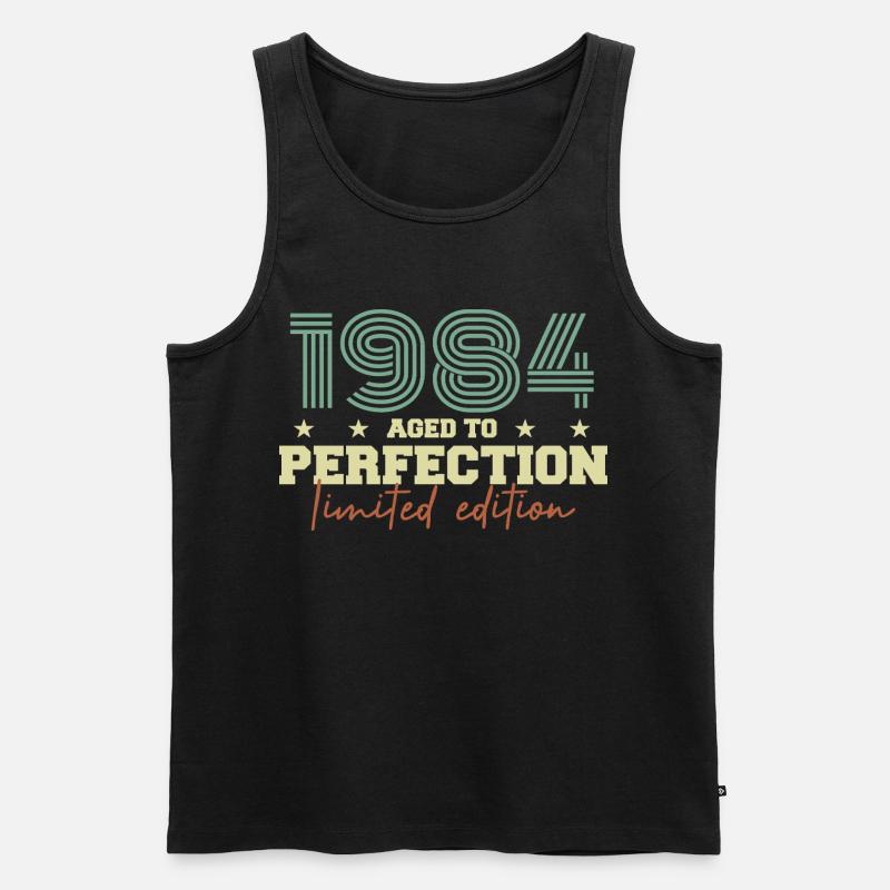 1984 - Männer Premium Bio Tank Top - Schwarz