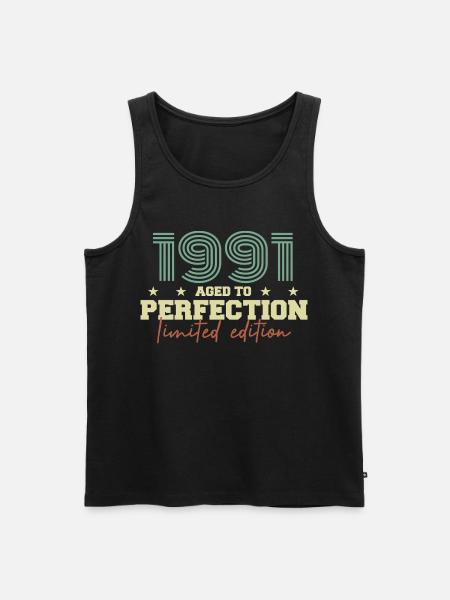 1991 - Débardeur bio Premium Homme - noir
