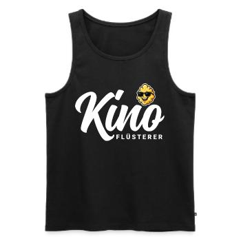 Kino Flüsterer - Männer Premium Bio Tank Top - Schwarz - Vorne - AI Model Male 178 light (178cm)