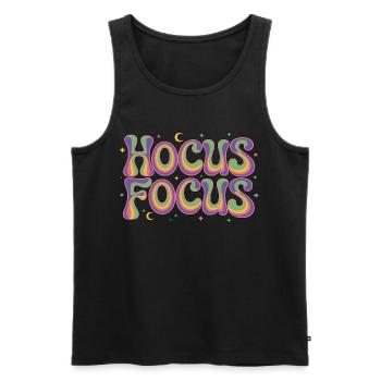 Witchcraft Hocus Focus Spellcaster Rune Symbols - Männer Premium Bio Tank Top - Schwarz - Vorne - AI Model Male 178 light (178cm)