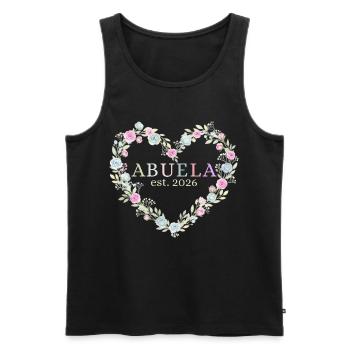 Sie ist Großmutter. 2026 Geschenk für Großmütter - Männer Premium Bio Tank Top - Schwarz - Vorne - Michal (187cm)