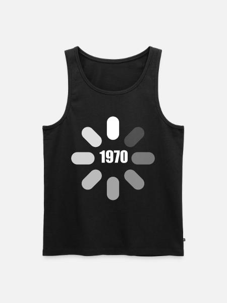 1970 Birthday 1970 Birthday Ideas - Men's Premium Organic Tank Top - black