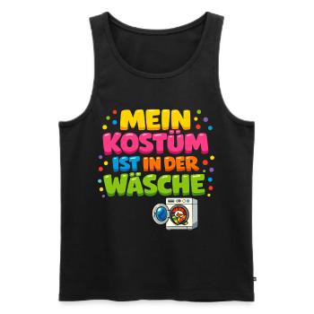 My costume is in the laundry Carnival Carnival - Men's Premium Organic Tank Top - black - Front - Michal (187cm)