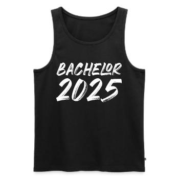 Baccalauréat 2026 - Débardeur bio Premium Homme - noir - Devant - AI Model Male 178 light (178cm)