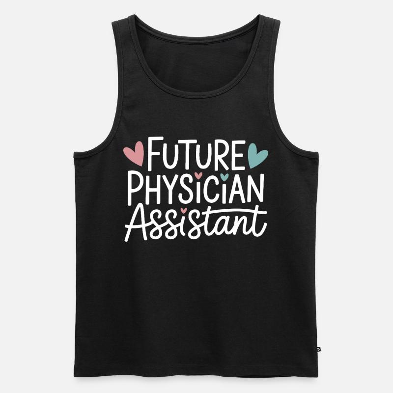 Zukunfts-Physician-Assistant - Männer Premium Bio Tank Top - Schwarz