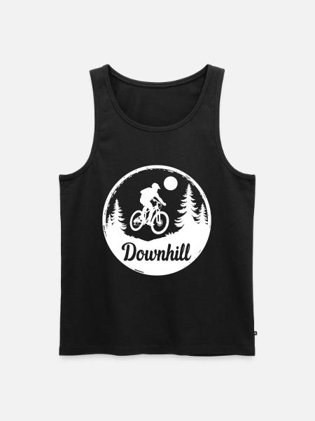 VTT de descente - Débardeur bio Premium Homme - noir