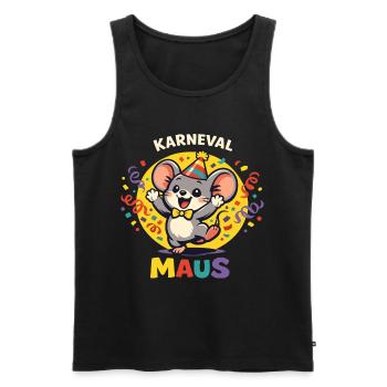 Sweet Carnival Mouse Women's Carnival Funny - Men's Premium Organic Tank Top - black - Front - Michal (187cm)