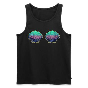 Mermaid Costume Women's Carnival Carnival Sweet - Men's Premium Organic Tank Top - black - Front - Michal (187cm)