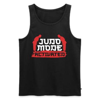 Judo Martial Arts - Men's Premium Organic Tank Top - black - Front - Michal (187cm)