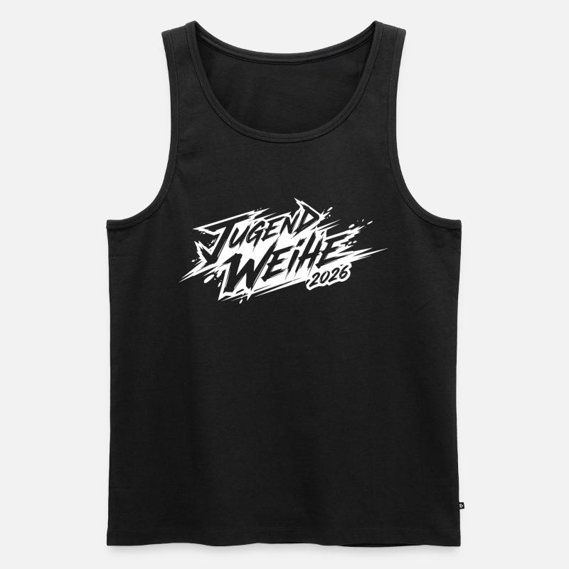 Jugendweihe 2026 - Männer Premium Bio Tank Top - Schwarz