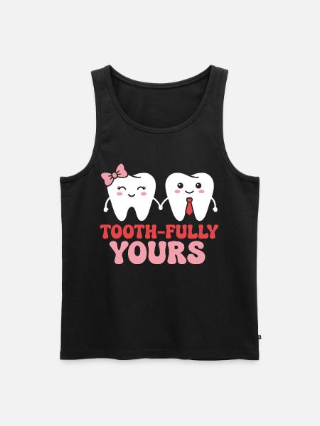 Couple Dental Assistant Dentist - Men's Premium Organic Tank Top - black