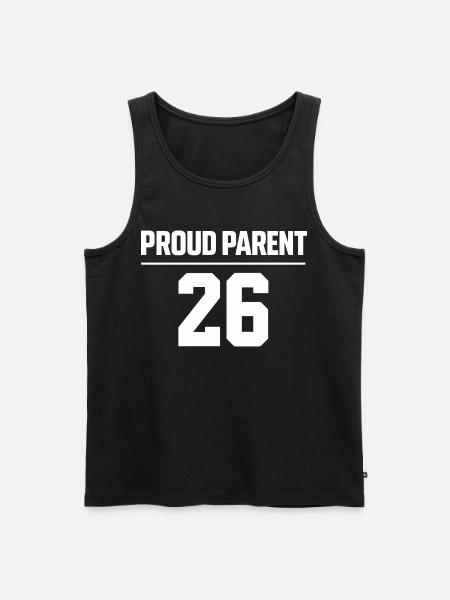 Proud Parent 2026 Eltern Stolz - Männer Premium Bio Tank Top - Schwarz
