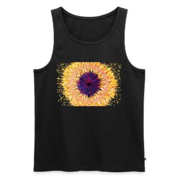 Star Gate True Life - Sonja von Staden - Men's Premium Organic Tank Top - black - Front - AI Model Male 178 light (178cm)