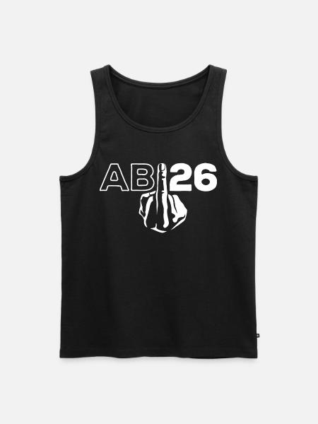 ABI 2026 Middle Finger Abitur - Gift - Men's Premium Organic Tank Top - black