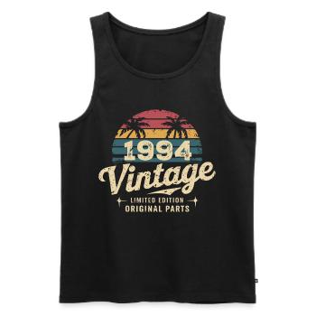 Großartig seit 1994 1994 Geburtstagsgeschenk - Männer Premium Bio Tank Top - Schwarz - Vorne - AI Model Male 178 light (178cm)