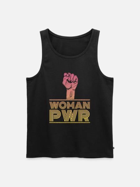Women's Rights Woman Power - Men's Premium Organic Tank Top - black