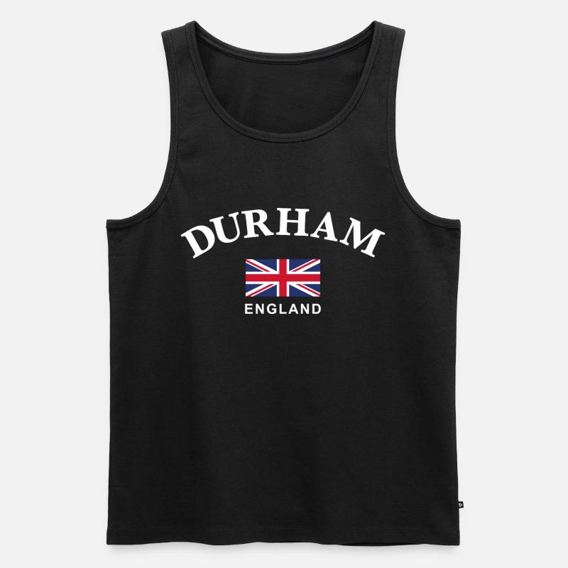 Durham, England - Männer Premium Bio Tank Top - Schwarz