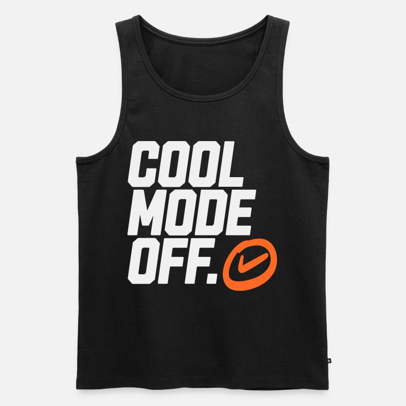 Coolmodus Aus Logo - Männer Premium Bio Tank Top - Schwarz
